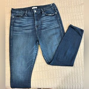 Good American straight leg jeans, sz 15/33